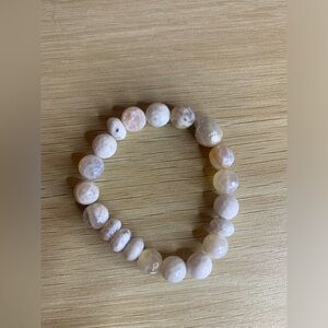 Preloved Natural Stone Crystal 10mm Stretch Bracelet